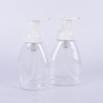 1pcs Pet Foaming Spray Bottle Plastic Shampoo Lotion Foam Pump S 250ml透明瓶身