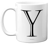 Stuff4 Personalised Alphabet Initial Mug - Letter Y Mug, Gifts for Him Her, Fathers Day, Mothers Day, Birthday Gift, 11oz Ceramic Dishwasher Safe Mugs, Anniversary, Valentines, Christmas, Retirement