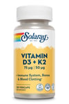 Solaray Vitamin D3 K2 - 120 VegCaps