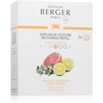 Maison Berger Paris Citrus Breeze luftfrisker til bil Genopfyldning 2x17 g