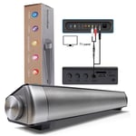 1 Pc Speaker TV Sound Bar Subwoof Speaker Remote Control Home Soundbar for PC TV