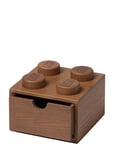 Lego Wooden Desk Drawer 4 Home Kids Decor Storage Storage Boxes Brown LEGO STORAGE