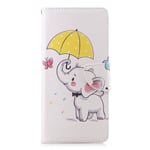 for Samsung Galaxy S20 FE Phone Case, Samsung S20 Fan Edition Case Flip Shockproof PU Leather Folio Wallet Cover with Card Holder Stand Silicone Bumper Protector Case for Girls, Cute Elephant