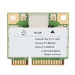 RTL8822CE Mini PCIe WiFi-kort Gigabit 2.4G 5G Dual Band Bluetooth 5.1 Trådlöst Nätverkskort