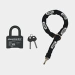 ABUS,Qvarken Låspaket klass 3 med hänglås Qvarken (51 mm x Ø12 mm) & låskätting ABUS 9KS (250 cm Ø9