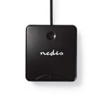 Nedis kortläsare för ID-kort (Smart Card), USB, 1 st.