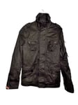 Superdry Blackwatch Army Jacket Black Size Small rrp £124.99 DH006 EE 04