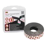 3M Snabblås Dual Lock SJ3560 återförslutningsbart, transparent, 25 mm x 2,5 m, 5.7 mm, Twin Pack