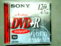 7 X SONY DVD+R DISC = 120 MINS EACH = REWRITE = NEW SEALED