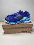 Reebok Womens Zstrike Run Trainers Fitness Gym Running Shoes Lace Up Blue UK 4