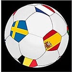 LP DIVERTISSEMENTS - Inflatable soccer ball - EURO 2016 - 25 cm -  - LPB22290