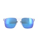 Oakley Mens Sunglasses Holbrook XL OO9417-07 Polished Clear Prizm Sapphire Polarized - Transparent - One Size