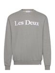 Charles Sweatshirt Tops Sweat-shirts & Hoodies Sweat-shirts Grey Les Deux