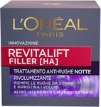 L'Oréal Paris Revitalift Filler Anti-Ageing Revolumising Night Face Cream, 50 Ml