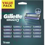 GILLETTE Mach3 16 delar