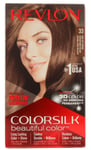Revlon 3D Colour Gel Permanent Colorsilk Dark Soft Brown 33 Hair Colour