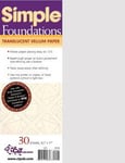 Various - Simple Foundations Translucent Vellum Paper Bok