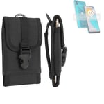 Holster for Motorola Moto E22s pouch sleeve belt bag cover case Outdoor Protecti