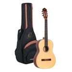 Ortega Guitars Slim Neck Concert Guitar Full Size - Family Series - includes Gig Bag - mahogany / spruce top (R121SN)