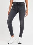 Levi's 721&trade; High Rise Skinny Jean - Clear Way, Black, Size 29, Inside Leg 32, Women
