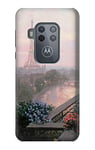 Terrace in Paris Eifel Case Cover For Motorola Moto One Zoom, Moto One Pro