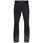 Bergans Men's Senja Hybrid Softshell Pant Black XL, Black