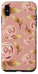 Coque pour iPhone XS Max Rose rose mignon rose pâle floral