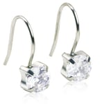 Blomdahl Örhängen Tiffany Pendant CZ White