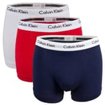 Calvin Klein Kalsonger 3P Cotton Stretch Trunks Flerfärgad-2 bomull X-Large Herr