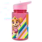 P:os Dryckesflaska Paw Patrol med sugrör 430 ml, Girls