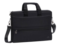 Rivacase 8630, klassisk väska, svart, monoton, polyester, 390 x 285 x 40 mm