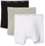Calvin Klein Men's retro shorts (pack of 3), Black, White, Grey Heather, S