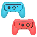 Pack de 2 poignées de confort pour Joy Cons rouge et bleu/Manette pour Joy-Cons Nintendo Switch  (*Joy-Cons non inclus)