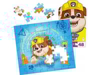 Games Paw Patrol, 48-Piece Jigsaw Puzzle With Cute Ear Gift Box Chase Marshall Skye Everest Rubble Ryder Paw Patrol Toy Puzzles, For Kids Ages 3 And Up