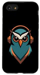 Coque pour iPhone SE (2020) / 7 / 8 Owl Groove Music Lover's Casque audio
