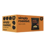 Simply Roasted – Black Truffle Crisps 24 x 21.5g | 50% less fat | 25% less salt | Less than 99 calories | triple roasted crunchy potato crisps (Box of 24 x 21.5g bags)
