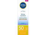 Nivea_Sun Uv Face Shine Control Mattifying Face Cream With High Protection Spf50 Medium Tinted 50Ml