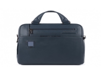 Piquadro, Akron, Backpack, Blue, Laptop Compartiment, For Men, 33 cm