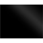 Non-Branded SBK 100 100 cm Coloured Glass Splashback - Black Glass