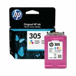 HP 305 Original Ink Cartridge Tri Colour 3YM60AE Deskjet 2300 2700 6000 6400 Pro