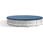 Baches - Kit bache à bulles + bache de protection pour piscine tubulaire 3,66m - Intex Bleu