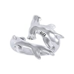 Dive Silver Hammerhead Shark Open Ring