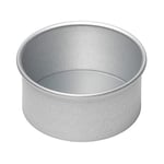Tala Performance Silver Anodised 15cm / 6" Deep Cake Tin, Loose base Cake Pan, Robust Aluminium, Made in England, Superior Even Heat Distribution, Easy Release, Fridge and Freezer Safe