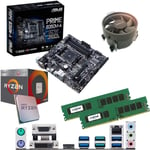 Components4All AMD Ryzen 5 2400G 3.6Ghz (Turbo 3.9Ghz) Quad Core Eight Thread CPU, ASUS Prime B350M-A Motherboard & 8GB 2133Mhz Crucial DDR4 RAM Pre-Built Bundle
