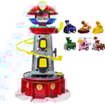Paw Patrol Torn Stor Storlek Patrull Torn Canina Utsiktsplats Modell Leksak Set Hundar Fordon Actionfigur för Pojke Barn Födelsedagspresent - WELLNGS tower with 6pcs dog