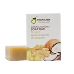 3 X TROPICANA Pure Coconut Oil GINGER Soap Bar 100g