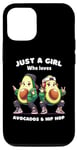 iPhone 14 Pro Just a Girl Who Loves Avocado and Funny Dance Hip Hop Women Case