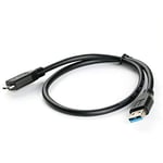 Kurphy 3FT Micro USB 3.0 Data Cable Cord WD My Book External Hard Drive SuperSpeed USB 3.0 Type A cable