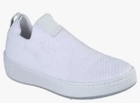 New Women's Skechers Palm Cove Trainers White Size UK 4 RRP£79.99