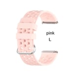 For Fitbit Versa 2 Silicone Watch Bands Wrist Strap Pink L